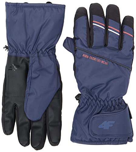 4F Herren SKI Gloves REM002 Jeans, Navy, M von 4F