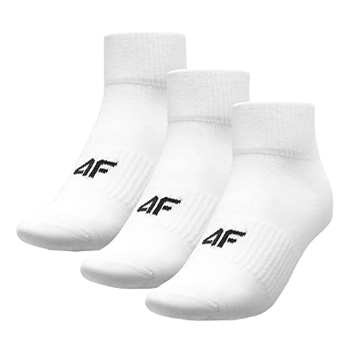 4F Herren Som302 Socken, Weiß, 43-46 von 4F