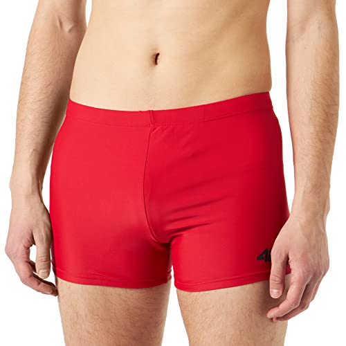 4F Herren Swimming Trunks M009 Badehose, Red, von 4F