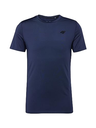 4F Herren T-Shirt M259 Tshirt FNK, Marineblau, 56 von 4F