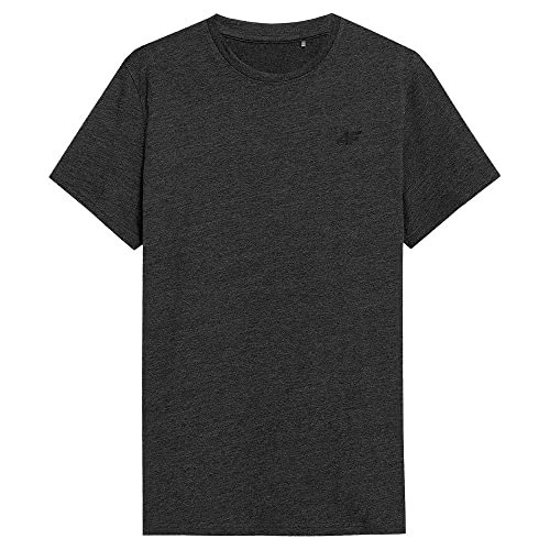 4F Herren T-Shirt M536 Tshirt, Dark Grey Melange, L von 4F