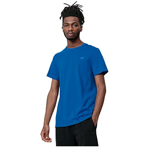 4F Herren T-Shirt M536 Tshirt, blau, XXL von 4F