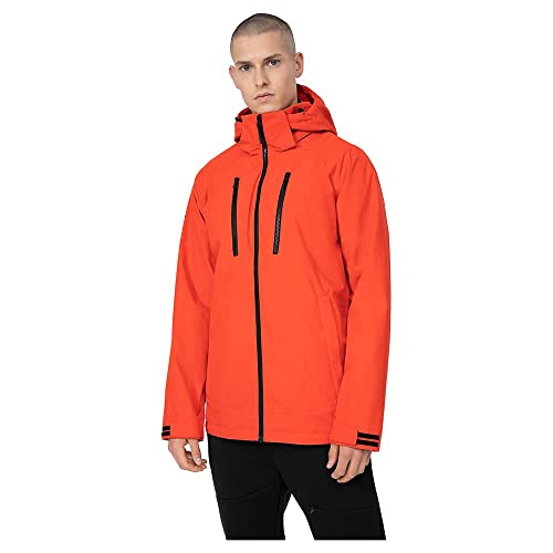 4F Herren Technische Jacke M081 Technical Jacket, Orange, XXXL von 4F