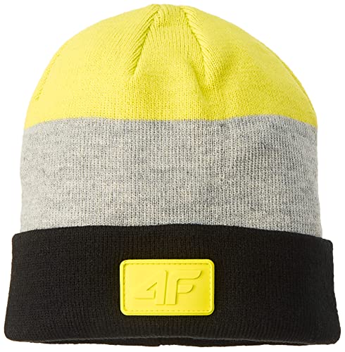 4F Jungen Boy's Jcam002 Cap, Zitronengelb, One Size von 4F