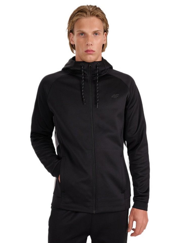 4F Kapuzenpullover Lauf-Trainingsjacke FNK M587 mit Kapuze (bequeme Passform) von 4F