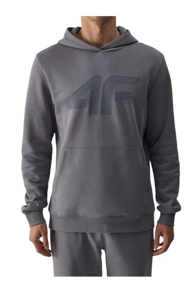 4F Kapuzenpullover Sweatshirt M1494 (Baumwolle) grau Herren von 4F
