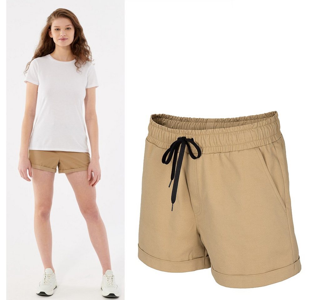 4F Leggings Outhorn - Damen Shorts - beige von 4F