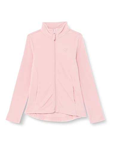 4F Mädchen Girl's Jpld001 Fleece, Helles Pink, 128 cm von 4F