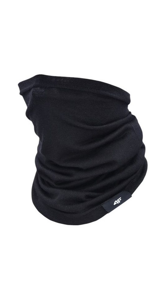 4F Multifunktionstuch (Halstuch) Bandana U077 - 100% Baumwolle - schwarz von 4F