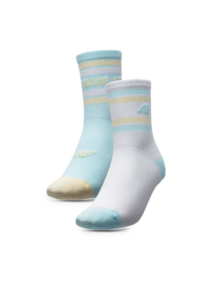 4F Sneakersocken 2er-Set hohe Kindersocken 4FJSS23USOCF100 91S von 4F
