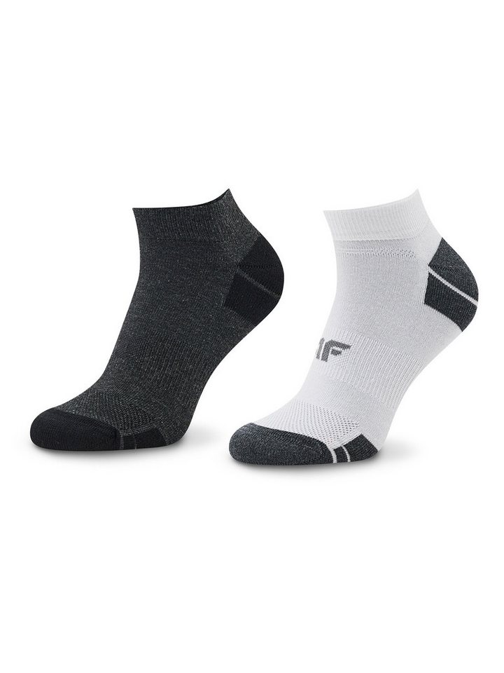 4F Sneakersocken 2er-Set hohe Unisex-Socken H4Z22-SOM002 91S von 4F