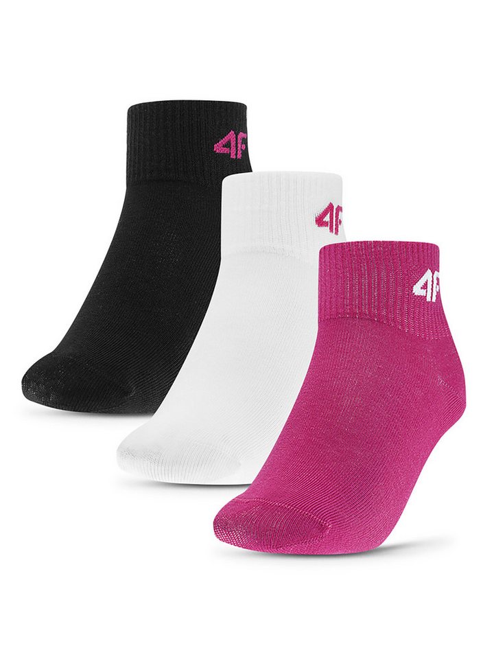 4F Sneakersocken 3er-Set niedrige Kindersocken 4FJWAW23USOCF229 90S von 4F