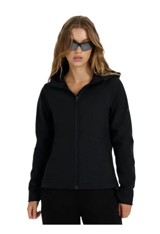 4F Softshelljacke F359 mit Kapuze (winddicht) schwarz Damen von 4F
