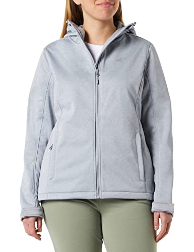 4F Softshelljacke Jacke Softschell Funktionsjacke Übergangsjacke Damen grau S von 4F
