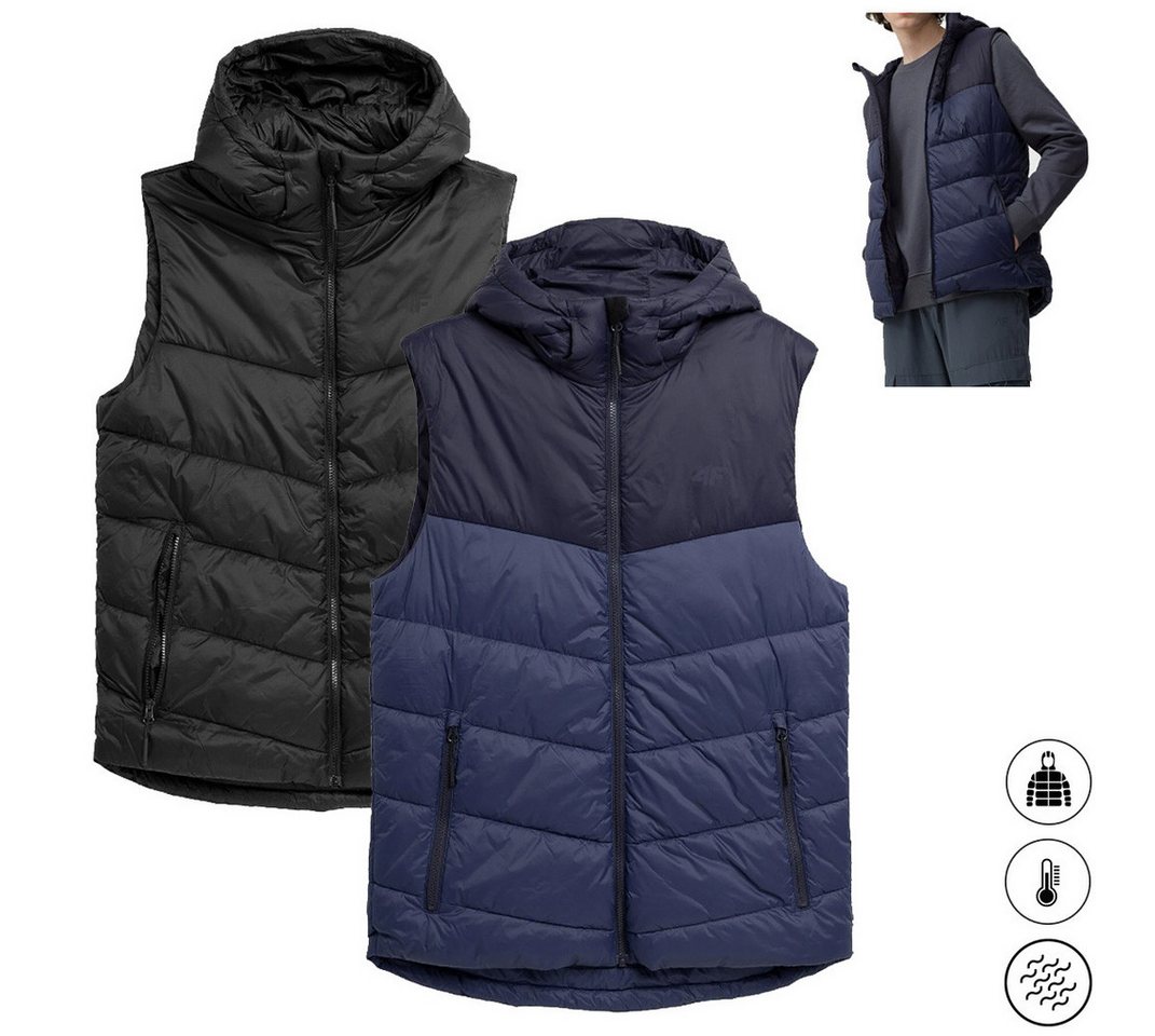 4F Steppjacke 4F - Hybridweste Herren Outdoor Weste - synt. Daune von 4F