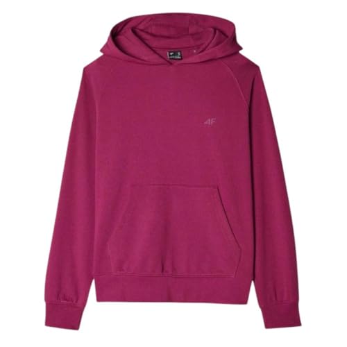 4F Sweatshirt - Damen Pullover | mit integrierter Kapuze - Violet - M von 4F