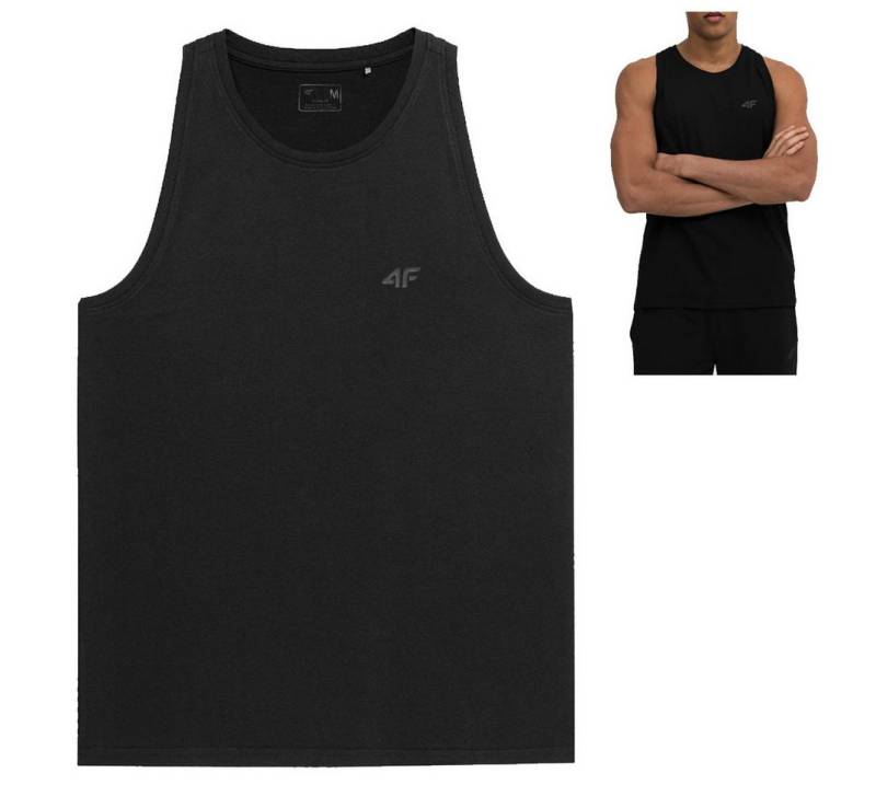 4F T-Shirt 4F - Herren Tank Baumwolle Muscle Shirt, schwarz von 4F