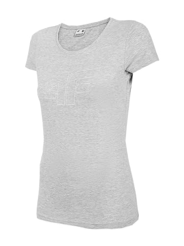 4F T-Shirt Shirt Damen Sport grau XL von 4F