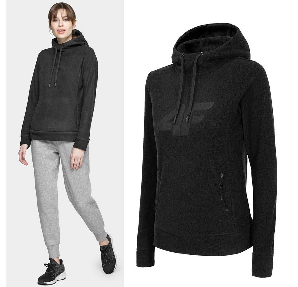 4F Trekkingjacke 4F - Damen Fleecepullover, Hoody - schwarz von 4F