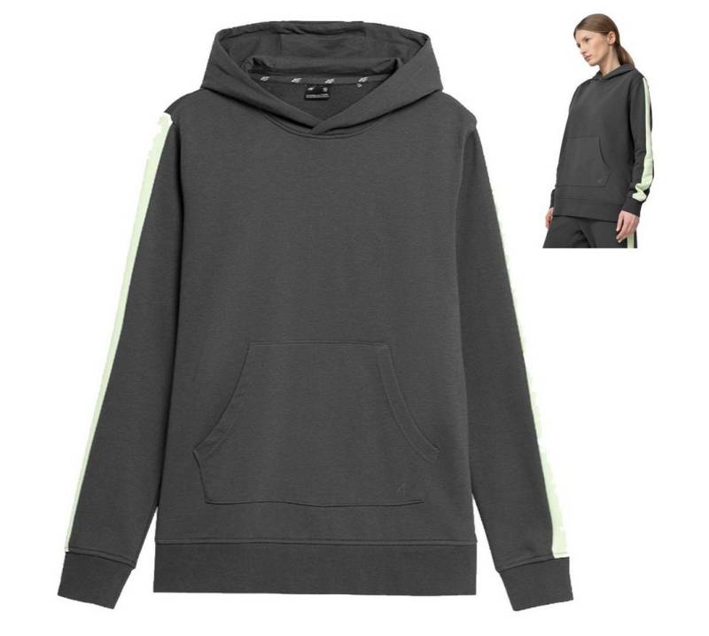 4F Trekkingjacke 4F - Damen Hoodie Pullover Sweatshirt, grau von 4F