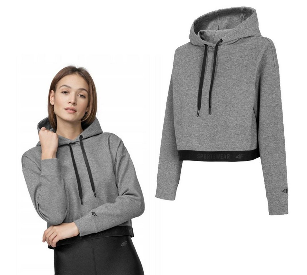 4F Trekkingjacke 4F - Damen Sweatpullover, Hoody, Sportpullover Sweater, grau von 4F