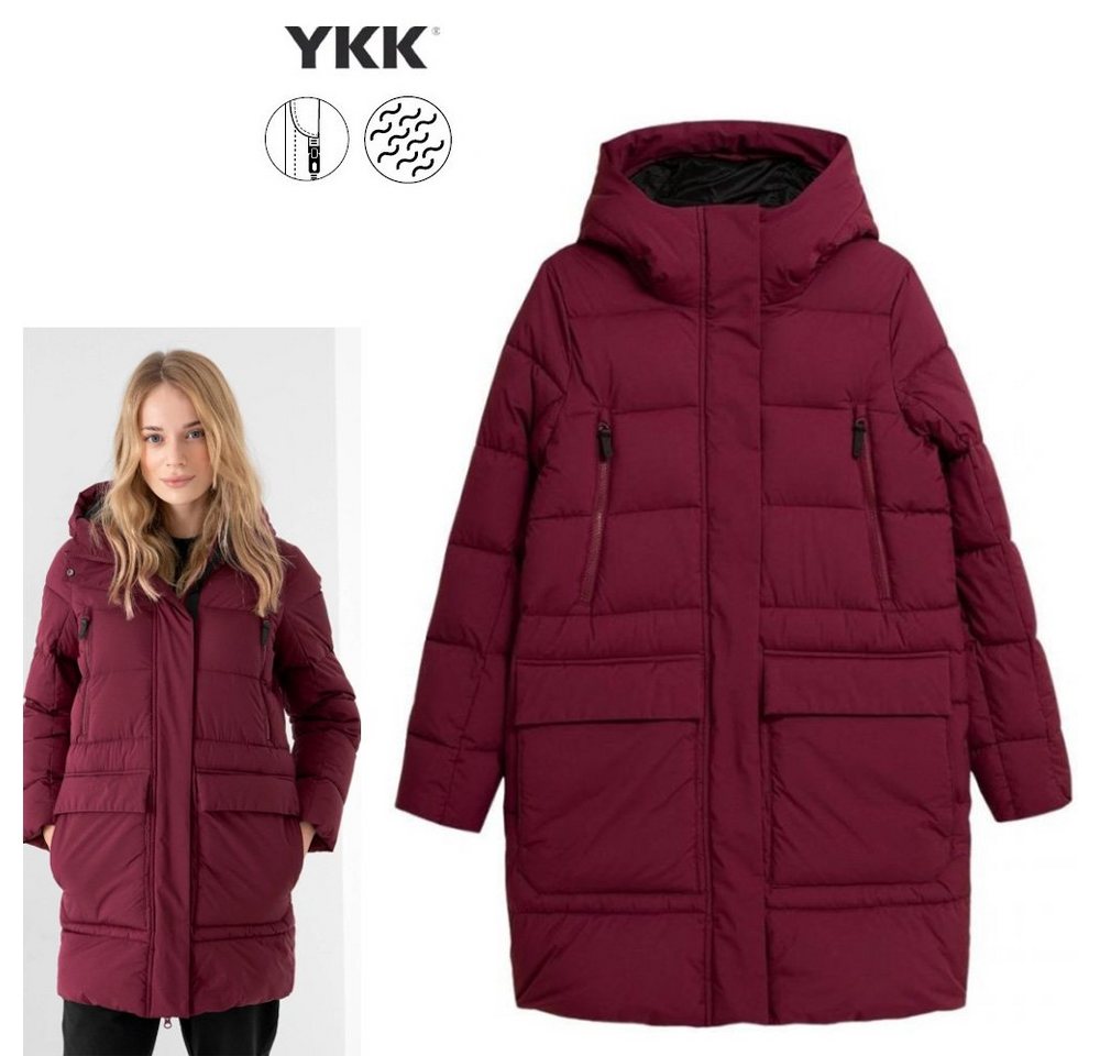 4F Trekkingjacke 4F - gesteppter Damen Mantel synt. Daune, lila von 4F