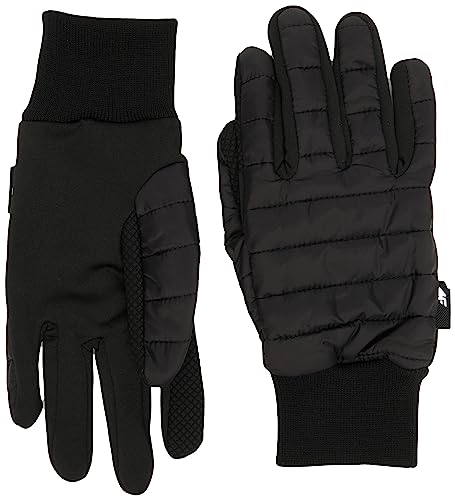 4F Unisex Gloves REU005 Jeans, DEEP Black, L von 4F