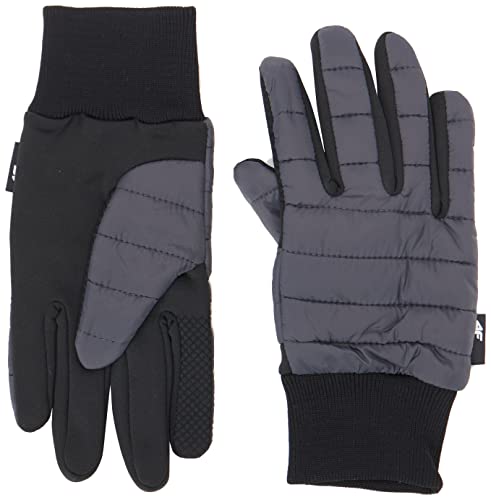 4F Unisex Gloves REU005 Jeans, Grey, XL von 4F