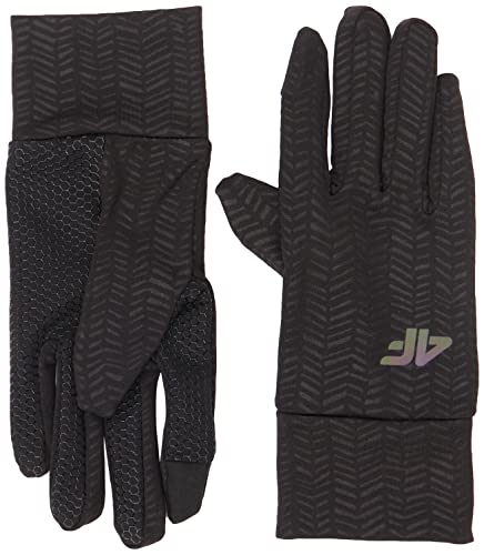 4F Unisex Gloves REU008 Jeans, DEEP Black, M von 4F