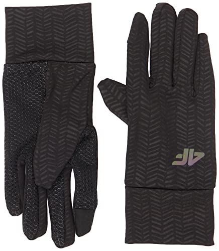 4F Unisex Gloves REU008 Jeans, DEEP Black, XL von 4F