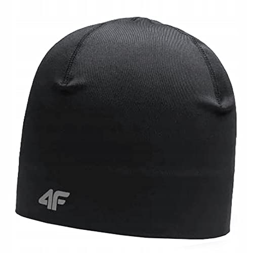 4F Unisex H4Z22-CAF003 Baskenmütze, DEEP Black, L/XL von 4F