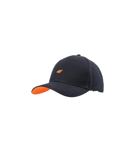 4F Baseball Cap U267 Deep Black S/M für Unisex Erwachsene von 4F
