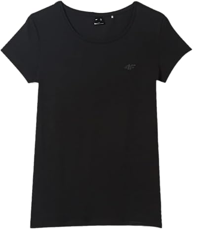 4F Women's NOSD4-TSD300-21S T-Shirt, sc schwarz, X-Small von 4F