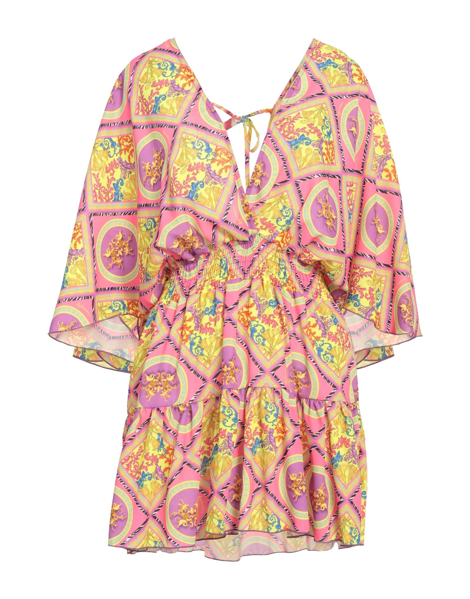 4GIVENESS Mini-kleid Damen Fuchsia 4GIVENESS Mini-kleid Damen Fuchsia von 4GIVENESS