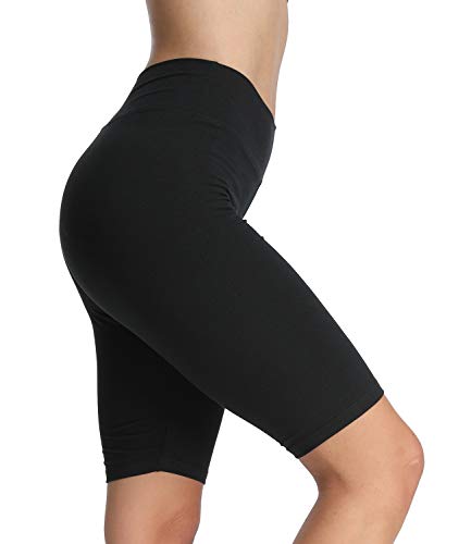 4How Sport Shorts Damen Kurze Sporthose Sport Leggings Frauen Sportswear Hosen Radlerhose 1/2 Yogahose Laufhose in schwarz, M von 4How