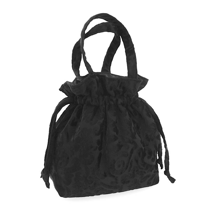 Samt Kordelzug Eimer Tasche Handgemachte Gothic Abend Clutch von 4HandmadeFashionable