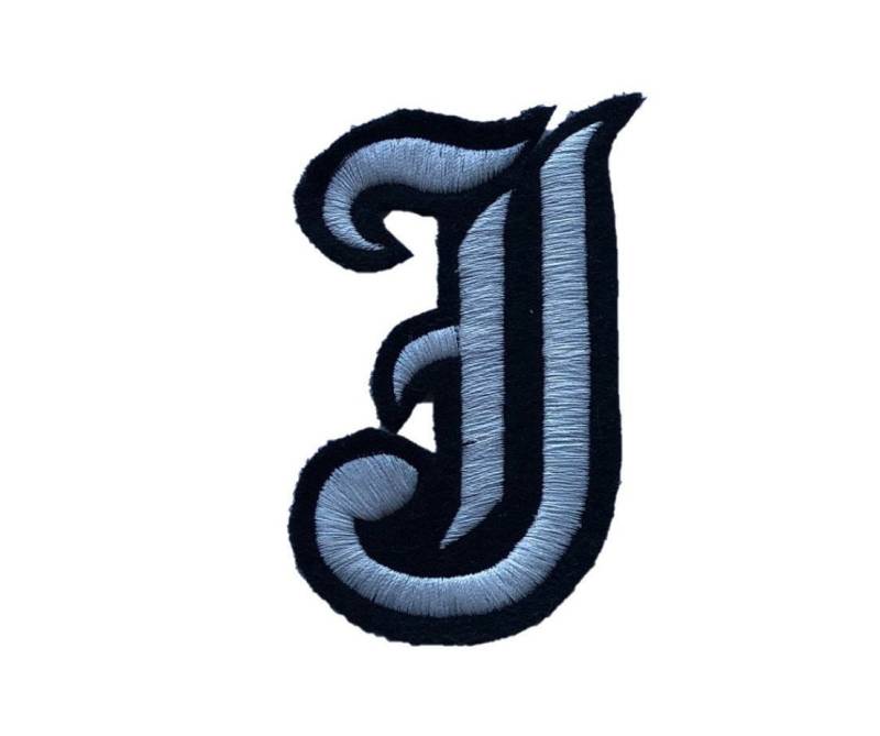 1 "Eisen Auf Stickerei Monogramm Schrift Benutzerdefinierte Buchstabe Aufnäher Für Jacken von 4HorsemenPatches