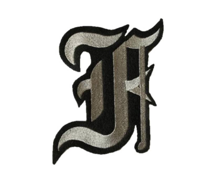 12, 7 cm Aufnäher Zum Aufbügeln Gothic Jeansjacke Und Applikation von 4HorsemenPatches