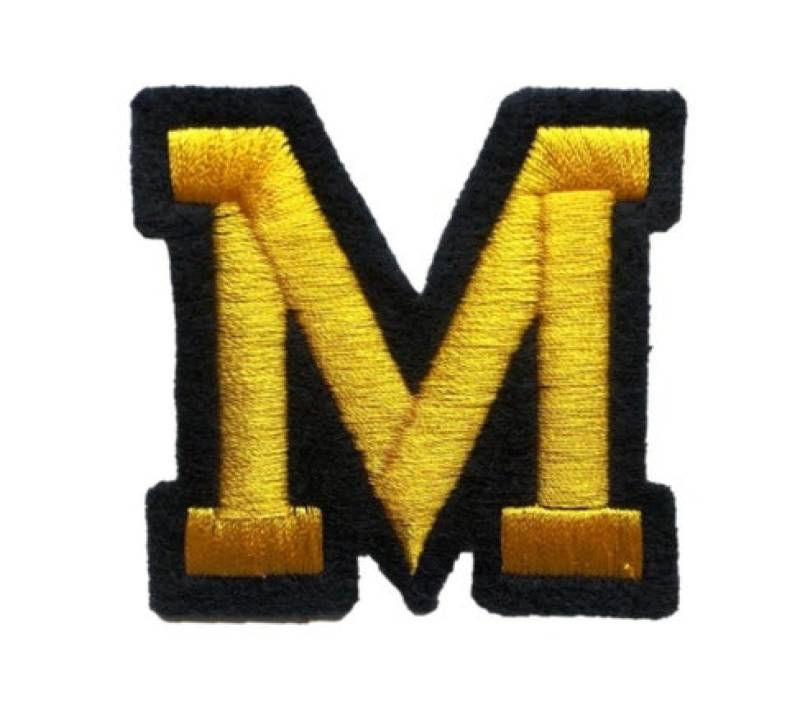 3 "Aufnäher Zum Aufbügeln Individuell Gestickte Initiale Aus Filz von 4HorsemenPatches