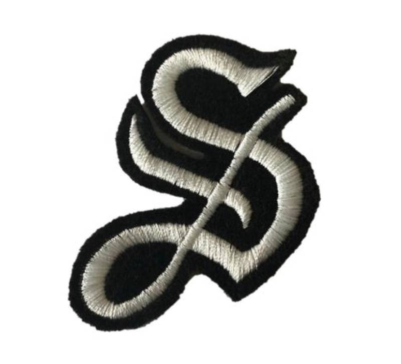 4"Alt Englisch Aufnäher Benutzerdefinierte Stickerei von 4HorsemenPatches