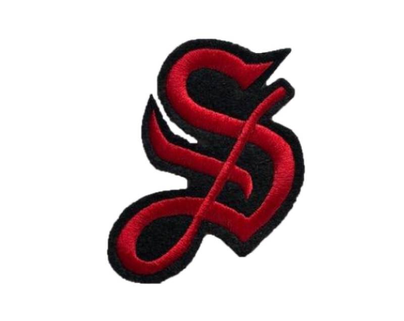 4 "Gestickter Old English Letter Patch - Aufnäher Custom Jacket von 4HorsemenPatches