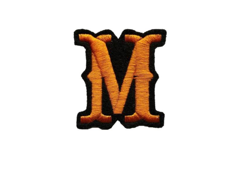 5" Monogramm Buchstaben Gestickter Aufnäher Buchstabe Für Jacken von 4HorsemenPatches