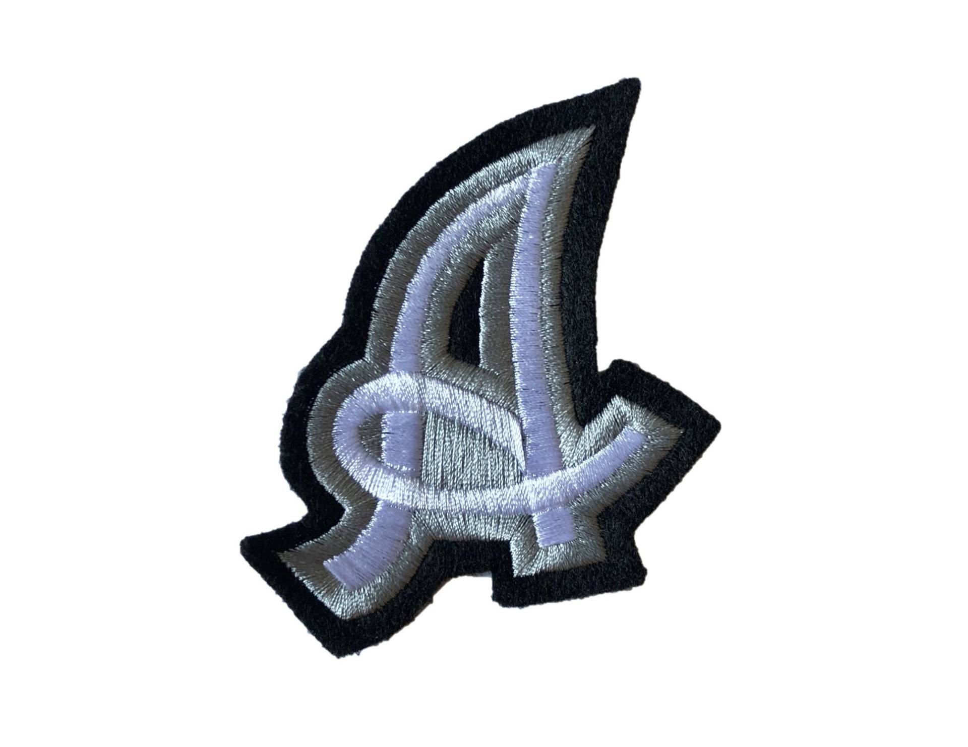 Buchstaben Aufnäher Für Jacken 3 "Fun Script 2 Farbe von 4HorsemenPatches