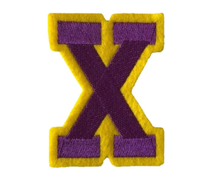 Varsity Buchstabe Patch 4 "Individualisierbar Zum Aufbügeln, Stickschrift." von 4HorsemenPatches