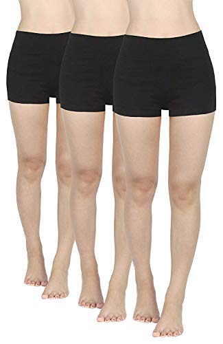 4How 3er Pack Kurze Sporthose Rdlerhose Damen kurz Sport Leggings Schwarz Sport Shorts Laufshorts Sommer Fitness Yoga Shorts Panties Hotpants S von 4How