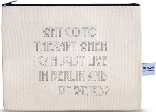 4LOU Vanity Bag Beauty - 100% Canvas Swarovski Applikationen 4LOU Vanity Bag Beauty - 100% Canvas Swarovski Applikationen von 4LOU
