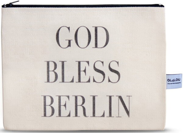 4LOU Vanity Bag Bless Berlin - 100% Canvas Swarovski Applikationen 4LOU Vanity Bag Bless Berlin - 100% Canvas Swarovski Applikationen von 4LOU