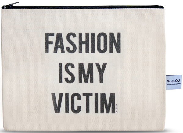 4LOU Vanity Bag Fashion Victim - 100% Canvas Swarovski Applikationen 4LOU Vanity Bag Fashion Victim - 100% Canvas Swarovski Applikationen von 4LOU