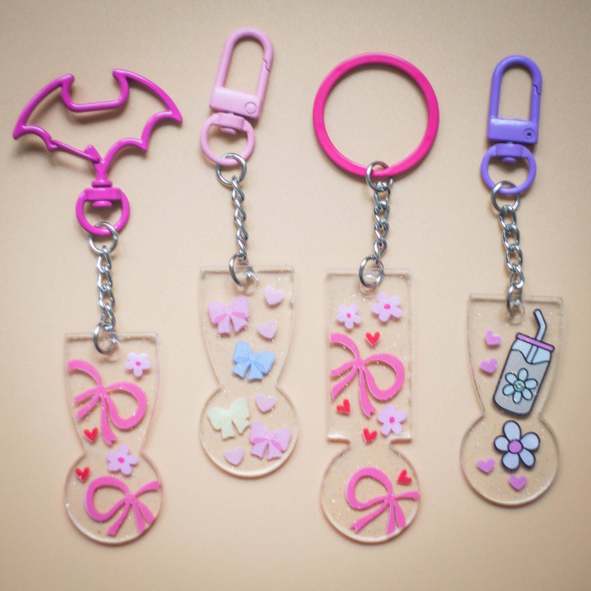 Einkaufswagenlöser Aus Epoxidharz, Handgemacht, Glitzer, Uv Sticker Design, Chips Zum Einkaufen, Shoppingbegleiter, Schlüsselanhänger von 4Laliszeiten