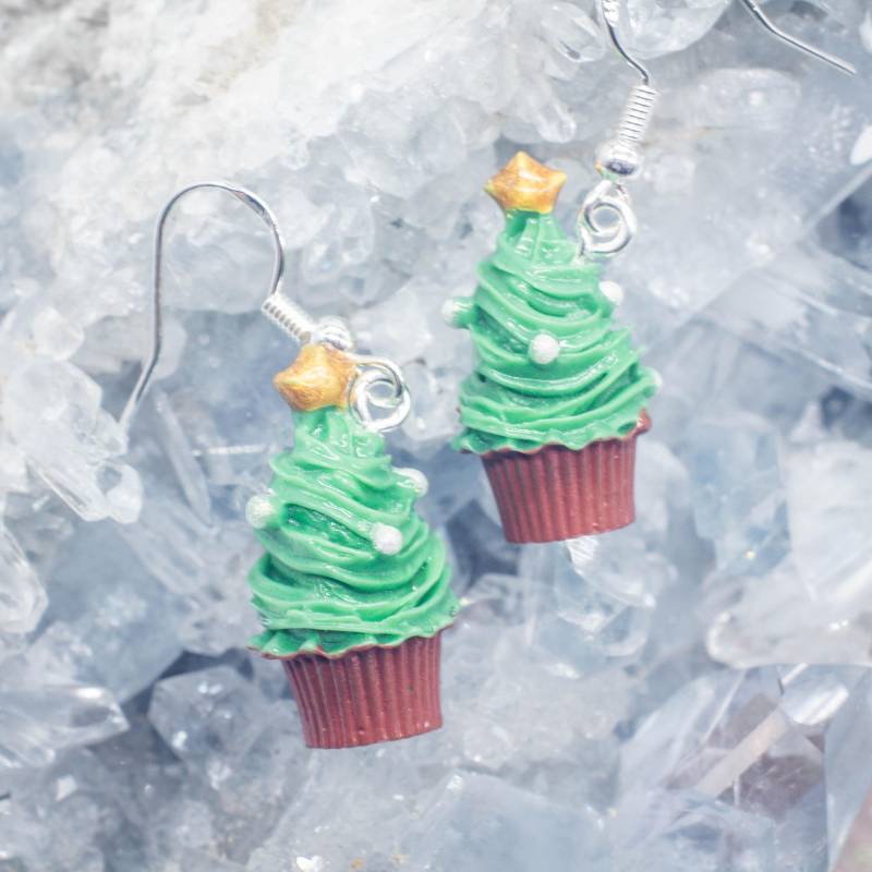 Weihnachtsbaum Ohrringe Aus Acryl, Weihnachten, Festlicher Schmuck, Geschenkidee, Ausgefallener Adventskalender von 4Laliszeiten